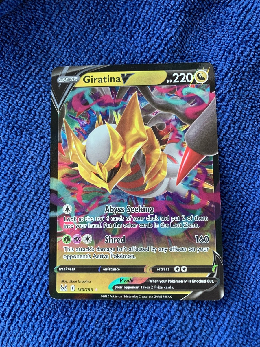 rarest pokemon card lost origin - Iscan 207/196 - Full Art Trainer When Pokemon V has been Knocked Out Buy Pikachu #TG05/TG30 Lost Origin