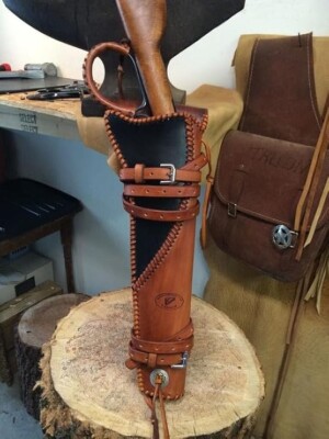 Leather Holster Rossi Ranch Hand Henry Mare s Leg .44 .45 Belt Loop