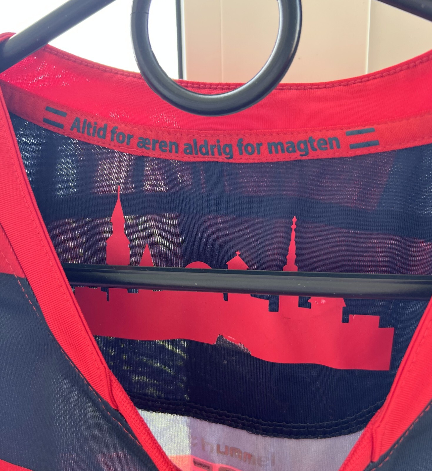 Boldklubben Frem Denmark home match worn football shirt 2018 10 Hummel