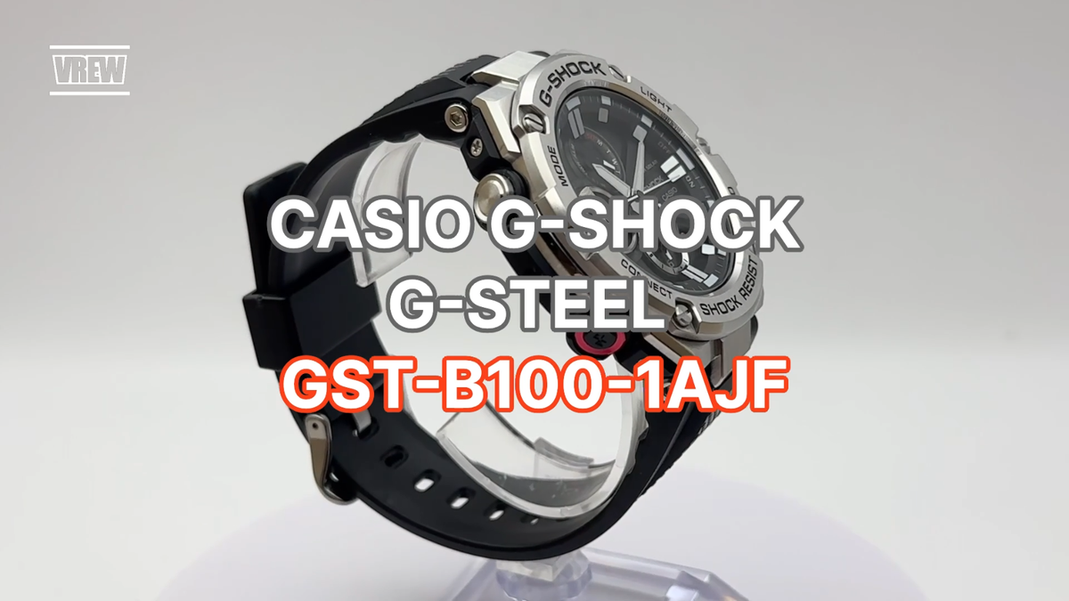 CASIO G-SHOCK G-STEEL GST-B100-1AJF tough solar Bluetooth