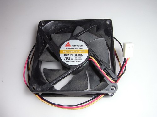Y.S. Tech FD128025LB-N Kühler Lüfter 80x80 mm 12V 0,08A Cooling FAN PC Computer