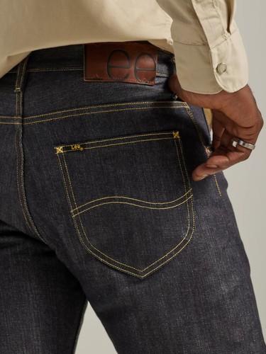 Lee 101 Z Jeansy męskie 13 3/4oz Japoński Selvedge Denim Made in Italy Sanforized - Zdjęcie 23 z 23