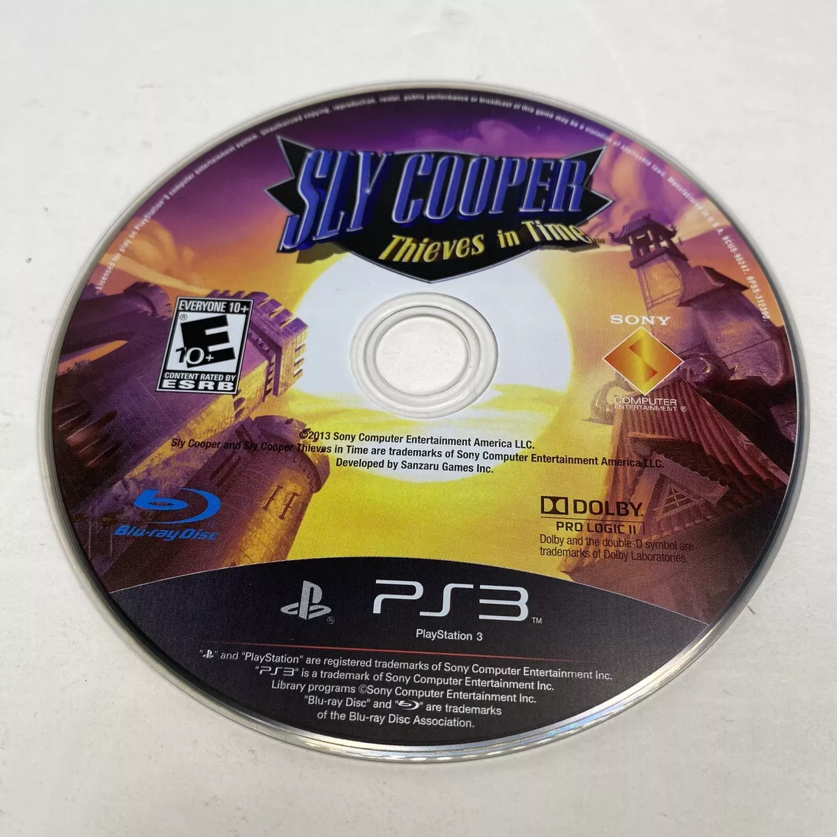 Sly Cooper: Thieves in Time (Sony PlayStation 3, 2013) PS3