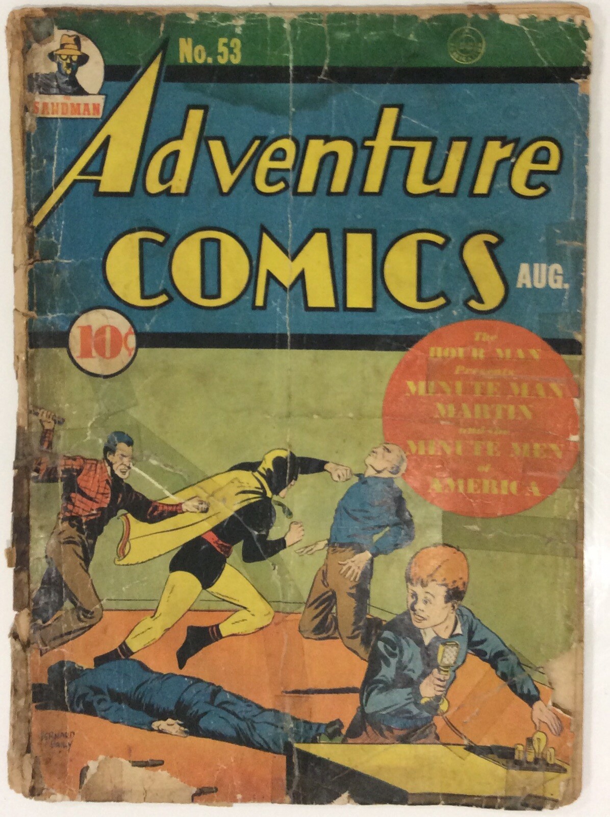 DC ADVENTURE COMICS # 53 FAIR 1.0 GOLDEN AGE COMIC 1940