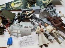 Radar Choose Millennium Falcon TRILOGY Parts Star Wars Canopy missile ramp 