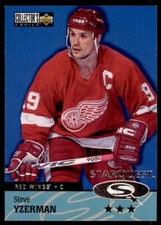 1997-98 COLLECTOR'S CHOICE STAR QUEST THREE STARS STEVE YZERMAN DETROIT RED