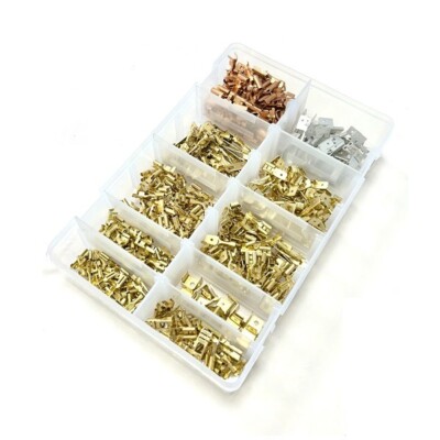 Buchse Lucar Blade Terminal Connector Sortiment Kit 425 Stück in Aufbewahrungsbox