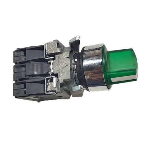 1/2/5Pc 22mm ILlUMINATED Selector Switch 2 Position Green For XB4BK123B5 24V USA - Picture 6 of 20