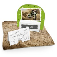 Itenga Geldgeschenk Verpackung Motocross Rennen Gutschein ÜBerraschung Karte