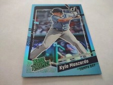 2023 Panini Donruss Rated Prospect Base #90 Kyle Manzardo Light Blue Holo ***C3