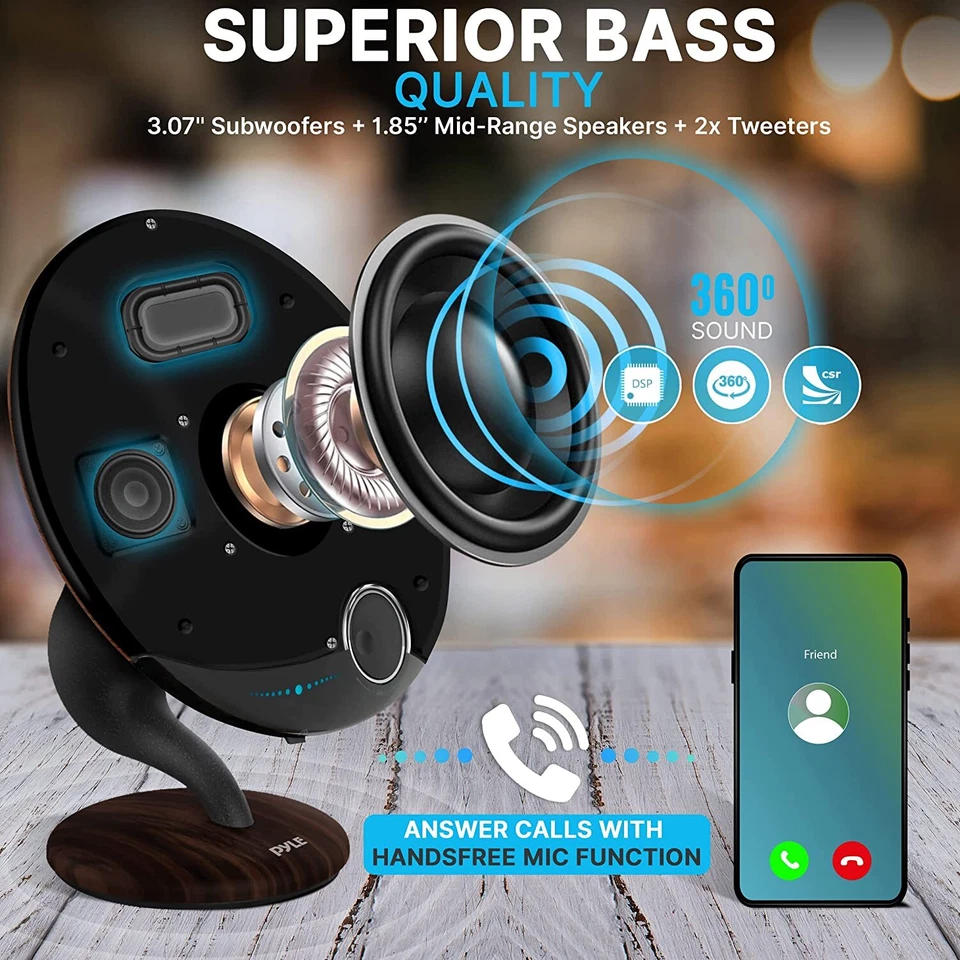 PyleHome PGMSP100 портативный динамик - Изображение 3 из 4