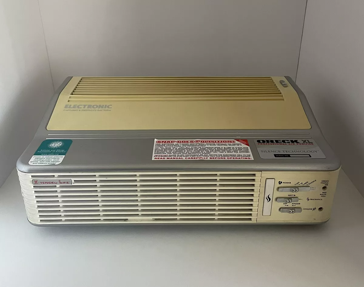 Oreck XL Professional Air Purifier Silence Technology w Ionizer Type 2 AIR8W
