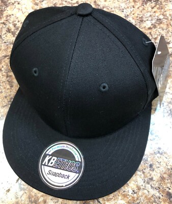 Original Plain Snapbacks Hats Flat Bill Caps [ KBETHOS ] Solid Colors (New Item)