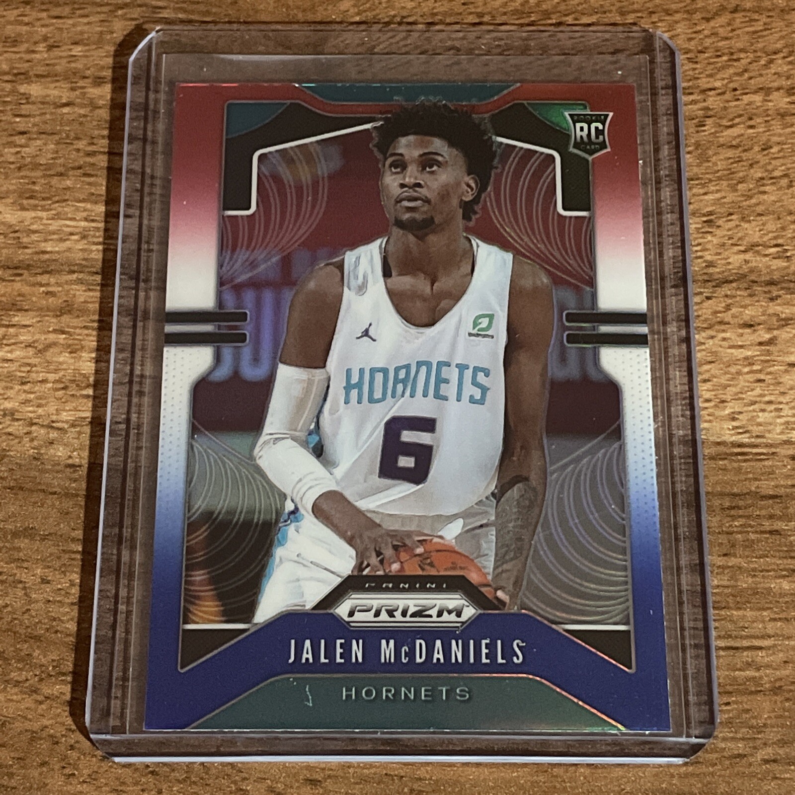2019-20 Panini Prizm Jalen McDaniels Rookie Red White Blue PRIZM RC WHC1