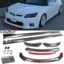For Scion Tc Fr-s Carbon Style Front Bumper Lip Spoiler Splitter Side Skirts For Scion Tc Fr-s Carbon Style Front Bumper Lip Spoiler Splitter Side Skirts