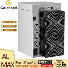NEW Goldshell AL MAX Crypto Miner Powerful 8.3TH/s±5% 3350W for ALPH Coins Aleph
