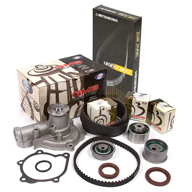 Kit de correa de distribución GMB bomba de agua apta para Mitsubishi Galant Expo Eclipse 2.4 4G64 SOHC Foto 3 de 4