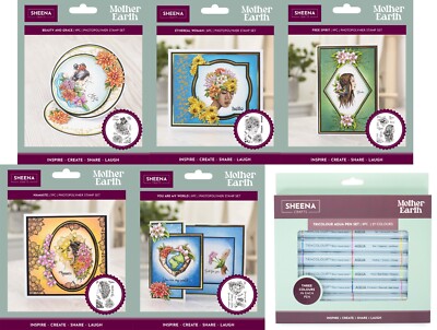 Sheena Douglass - Mother Earth Collection - Briefmarken oder dreifarbige Aqua Stifte