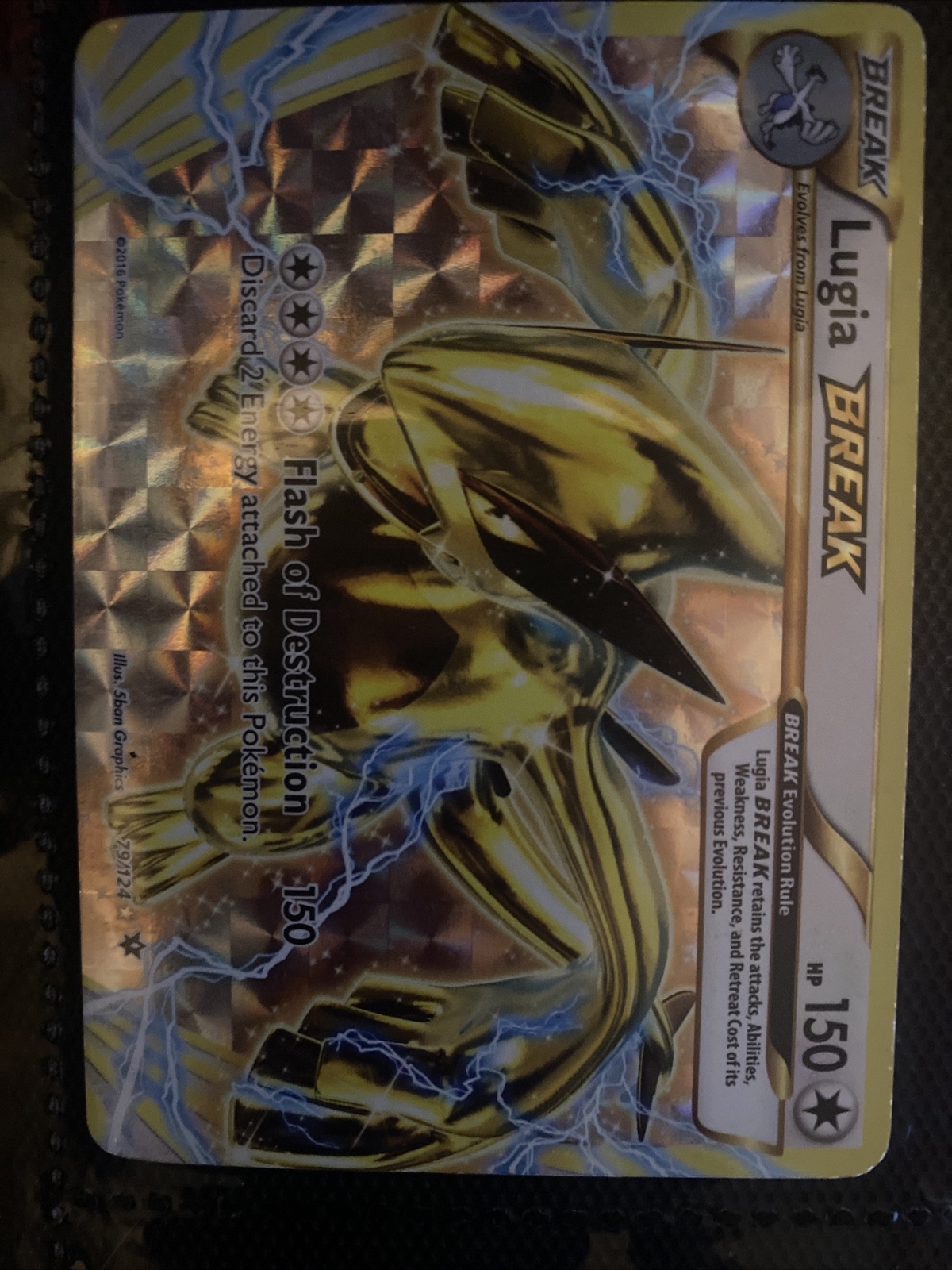 Lugia Break 79/124 Fates Collide Pokemon TCG Ultra Rare Near Mint