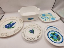 Vintage Floral And Grapes Kitchen Play Set 8 piece