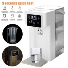 3L Instant Hot Water Dispenser Portable Water Tank w/ 12 Temperature Adjustable@