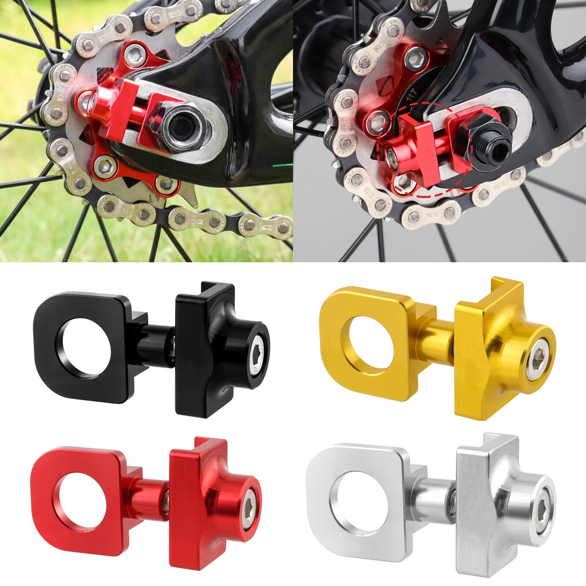 Mountain Bike Road Bike Bmx Rear Wheel Tensioner BICYCLE CHAIN
