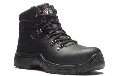 V12 Thunder IGS Sicherheitsarbeitsstiefel schwarz Leder S3 wasserdicht Größe 13