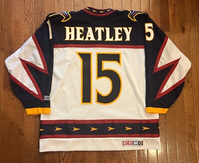 Dany Heatley Vintage CCM Atlanta Thrashers Jersey