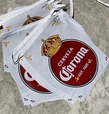 🔥New 18' Corona Extra Fiesta Double sided Beer Vinyl String Banner