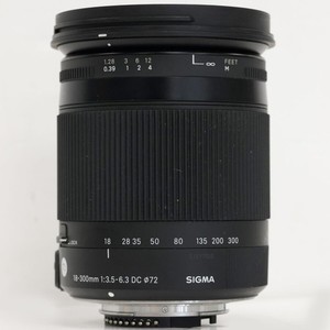 Sigma 18-300mm F3.5-6.3 DC OS HSM Contemporary Zoom Lens - Nikon Fit