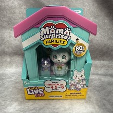 Little Live Pets Mama Surprise Families Dog House Play Set HUSKY NEW NIB