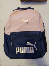 Mochila Puma 18.5" Rosa Claro/Azul Marino Usada