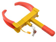 Tms Wheel Lock Clamp Boot Tire Claw Auto Car Truck Rv 1 Piece Redyellow