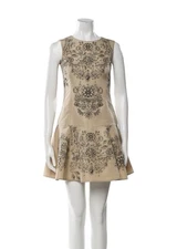 Red Valentino Printed Mini Dress Size 42