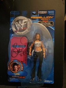 WWF Lita Attitude Era Vintage 2001 Figure SIGNED BY LITA