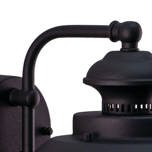 Vaxcel Lighting OW21501 Harwich 1 Light Outdoor Wall Sconce - 10 - Black - Picture 9 of 12