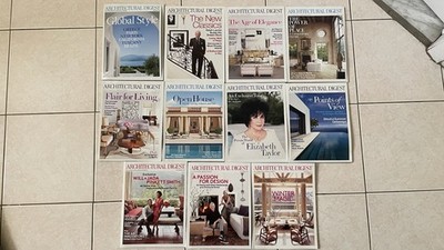2011~~~Architectural Digest~~~Lot of 11~~~Overall LIKE NEW Condition