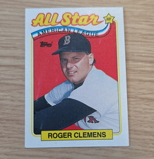 1989 Topps All-Star Base Set Roger Clemens #405 Boston Red Sox MLB