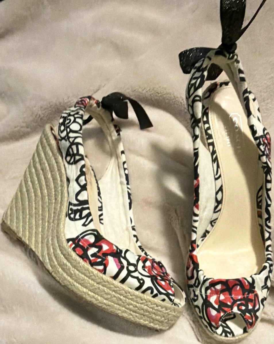 Coach Wedge High (3-3.9 in) Heel Height Sandals for Women for sale