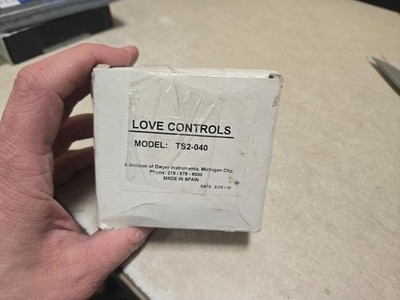 LOVE TS2-040 Temperature Switch,Thermistor,24VAC/DC 2HMF7 NOB
