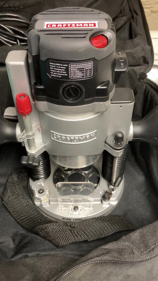 Craftsman Plunge Router 320 27666 Clean! | eBay