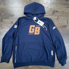 NWT Nike Dri Fit Green Bay Packers Classic Sideline Pullover Hoodie NFL XL