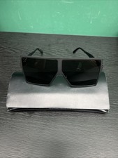 Saint Laurent BETTY Black Sunglasses Women  s Oversized