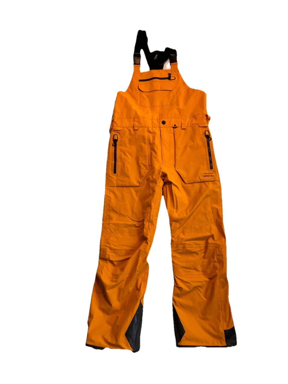 Volcom GORE-TEX Yellow Snow Bib Pants Size M Waterproof Pre-Owned