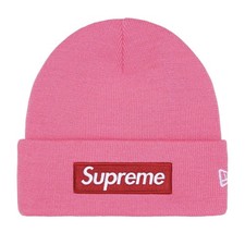 Supreme x New Era FW25 Box Logo Beanie Magenta