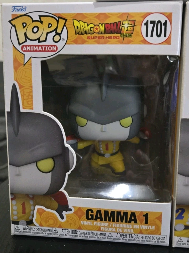 Funko Pop PAQUETE Dragonball Z Gamma 2 #1702 Gamma 1 #1701 Pieza EXCLUSIVO BRILLO  Foto 2 de 4
