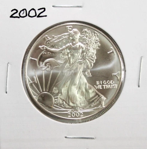 2002 American Silver Eagle BU 1 oz #GA