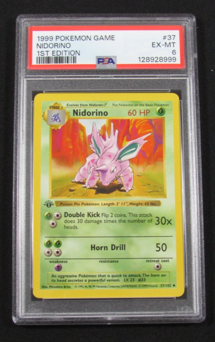 Nidorino 037/102 Base Set (Shadowless) for sale | eBay