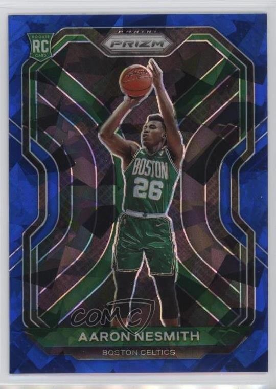 2020-21 Panini Prizm Blue Ice Prizm 45/125 Aaron Nesmith #282 Rookie RC 04dh