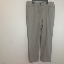 Ann Taylor LOFT Skinny B/W Houndstooth THE Skinny Ankle size 12 Dress Pants NWTS